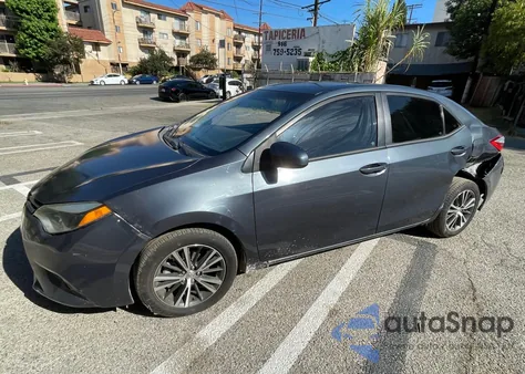 2016 Toyota Corolla L из США, поврежденный, VIN 5YFBURHE0GP567326